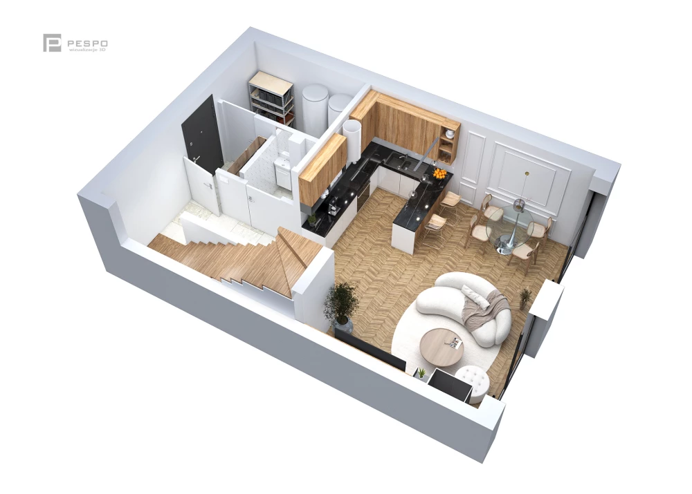 Karta lokalu - widok 3D | Pesponet