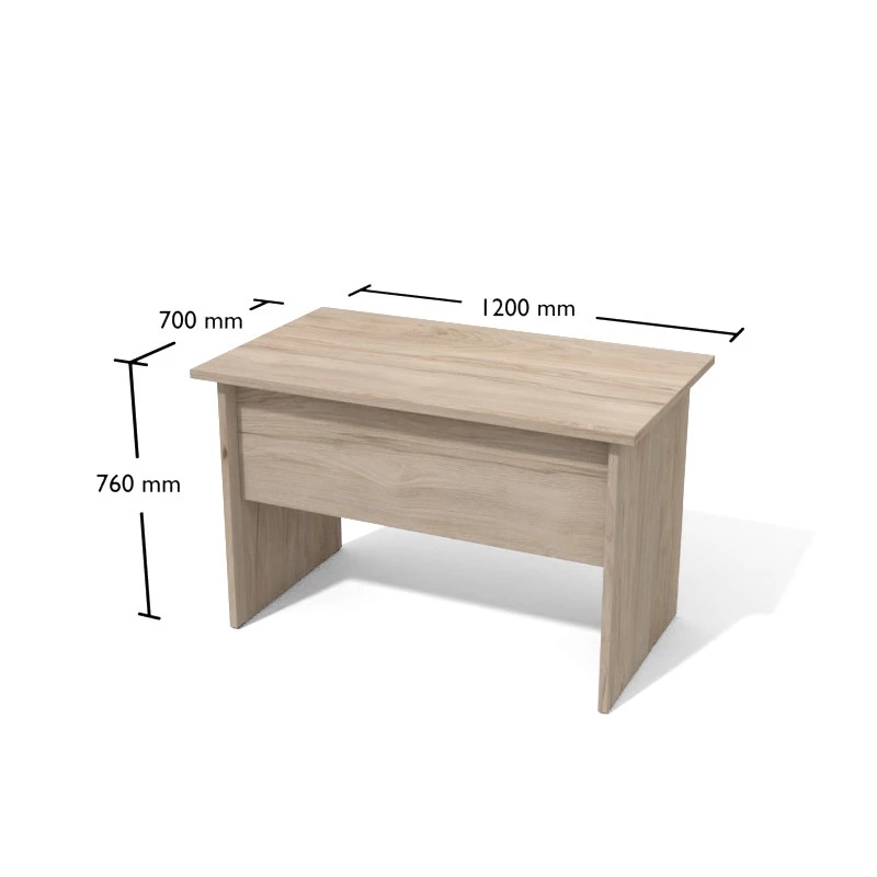 Biurko proste o długości 120cm