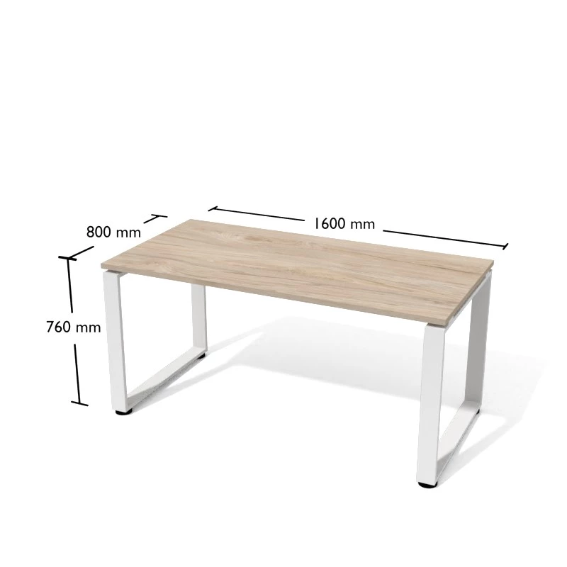 Ergonomiczne biurko proste. Pesponet meble biurowe