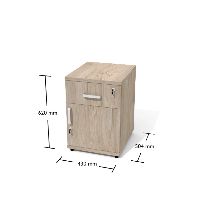 Rysunek kontenera Kt3 wraz z wymiarami