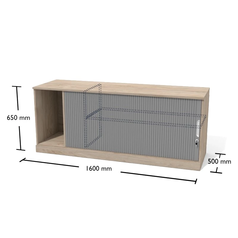 Rysunek kontenera wraz z wymiarami