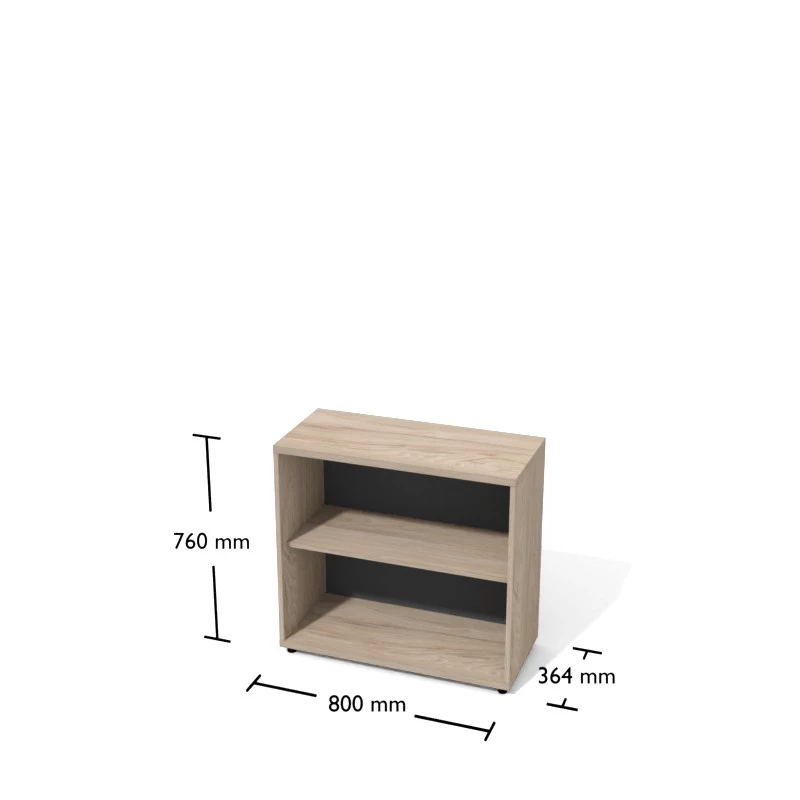 Rysunek szafki aktowej wraz z wymiarami