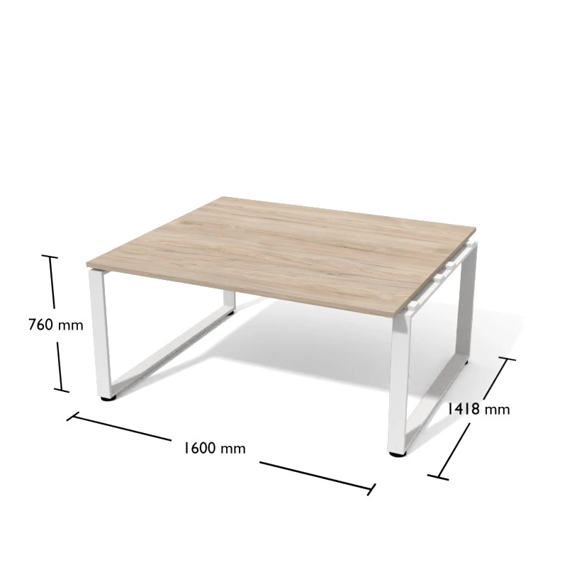 Rysunek stołu konferencyjnego wraz z wymiarami