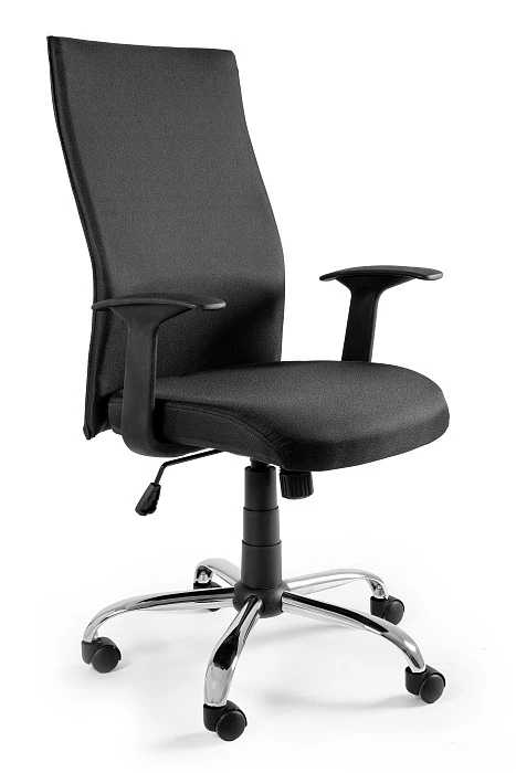 Fotel obrotowy do biura i do domu. Kolor czarny. Ergonomiczny.