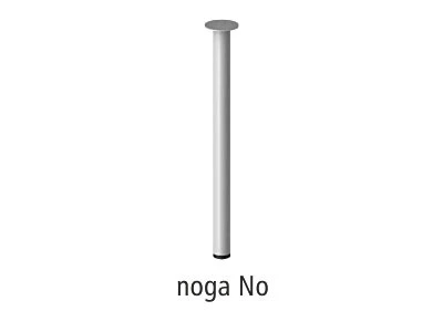 Rysunek nogi okrągłej z głowicą