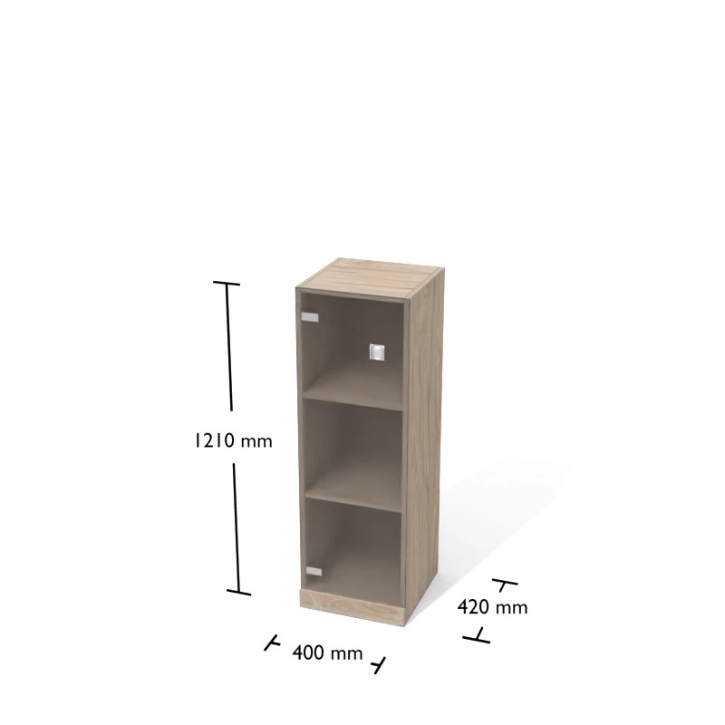 Rysunek szafki z wymiarami