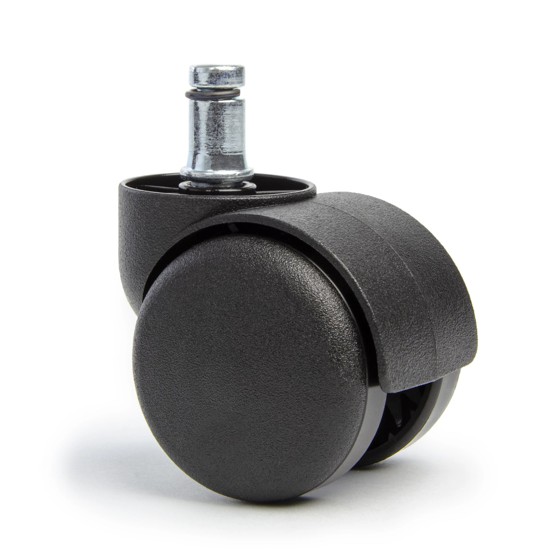 Kółka do foteli biurowych, obrotowych, gamingowych. Standardowe, czarne do powieżchni miękkich. Pesponet Kielce